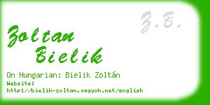 zoltan bielik business card